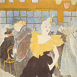 Toulouse-Lautrec, Henri de. Clowness the Moulin Rouge, Henri De Toulouse-Lautrec