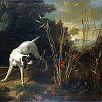 Собака на стойке перед куропаткой, Жан-Батист Удри
