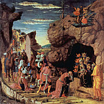 Adoration of the three kings, Andrea Mantegna