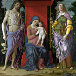 The Virgin and Child with Saints, Andrea Mantegna