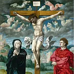 Part 1 National Gallery UK - Circle of Pieter Coecke van Aalst - The Crucifixion - Central Panel