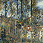 The Cote des Boeufs at LHermitage, Camille Pissarro