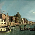 Часть 1 Национальная галерея - Каналетто - Большой канал с церковью свв Симона и Иуды
