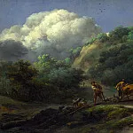 Part 5 National Gallery UK - Nicolaes Berchem - A Man and a Youth ploughing with Oxen