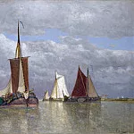 Часть 5 Национальная галерея - Поль Жан Кле - Парусные судна близ Дордрехта