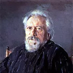 Валентин Александрович Серов - Портрет писателя Н. С. Лескова. 1894