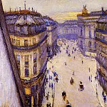 Rue Halevy, Seen from the Sixth Floor, Gustave Caillebotte