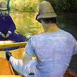 Boaters on the Yerres, Gustave Caillebotte