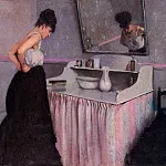 Woman at a Dressing Table, Gustave Caillebotte