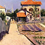 The Artists House at Petit Gennevilliers, Gustave Caillebotte