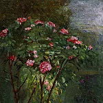 Rose Bush in Flower, Gustave Caillebotte