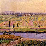 The Gennevilliers Plain, Seen from the Slopes of Argenteuil, Gustave Caillebotte