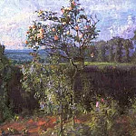 Landscape near Yerres , Gustave Caillebotte