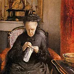 Portait of Madame Martial Caillebote the artist-s mother, Gustave Caillebotte