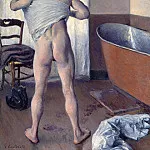 Man at His Bath, Gustave Caillebotte