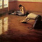 The floor scrapers, Gustave Caillebotte
