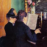 The Piano Lesson, Gustave Caillebotte