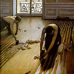 Floor Strippers, Gustave Caillebotte