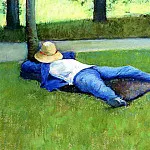 The Nap, Gustave Caillebotte