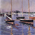 Boats on the Seine at Argenteuil, Gustave Caillebotte