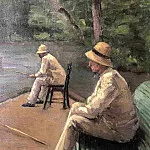 Fishermen on the Banks of the Yerres, Gustave Caillebotte