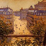 Rue Halevy, Balcony View, Gustave Caillebotte