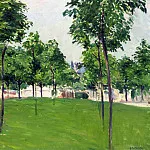 Promenade at Argenteuil, Gustave Caillebotte