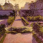 The Kitchen Garden, Yerres, Gustave Caillebotte