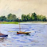 Sailing Boats on the Seine at Argenteuil, Gustave Caillebotte