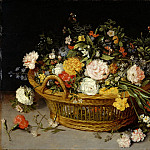 A Basket of Flowers, Jan Brueghel the Younger