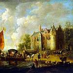 Замок на берегу реки, Питер ван ден Велде