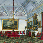 Виды залов Зимнего дворца. Третья запасная половина. Гостиная (), Эдвард Мэтью Уорд