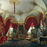 Виды залов Зимнего дворца. Четвертая запасная половина. Угловой зал (), Эдвард Мэтью Уорд
