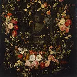 Hermitage ~ part 03 - Verendal, Nicholas van - Bust of Madonna in the garland of flowers