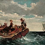 part 2 American painters - Winslow Homer (1836-1910) - Breezing Up (A Fair Wind) (1873-76 National Gallery of Art)