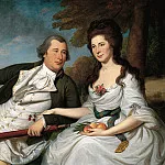 part 2 American painters - Charles Willson Peale (1741-1827) - Benjamin and Eleanor Ridgely Laming, 1788 (National Gallery of Art, Washington, D. C.)