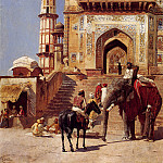Weeks Edwin Before A Mosque 1883, Эдвин Лорд Недели