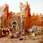 Weeks Edwin Lord The Departure Of A Caravan From The Gate Of Shelah Morocco, Эдвин Лорд Недели