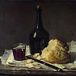 Part 3 National Gallery UK - Imitator of Jean-Simeon Chardin - Still Life with Bottle, Glass and Loaf