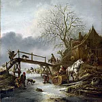 Part 3 National Gallery UK - Isack van Ostade - A Winter Scene
