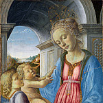 Мадонна с Младенцем и ангелом, Фра Филиппо Липпи