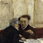 At the Cafe Chateaudun, Edgar Degas