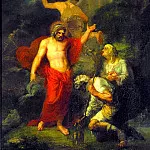 Jupiter and Mercury, in the form of visiting pilgrims Philemon and Baucis. 1802. H., m. 124. 7h101. 8. Riga, Orest Adamovich Kiprensky