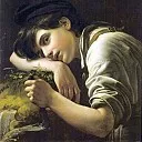 Young gardener. 1817 Oil on canvas. 62h49, 5 RM, Orest Adamovich Kiprensky