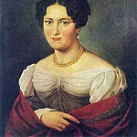 Portrait of an unknown. 1820. Parkhomovka, Orest Adamovich Kiprensky