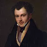 Portrait of Mikhail Cherkasov, Orest Adamovich Kiprensky