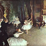 Rehearsal on the Stage, Edgar Degas