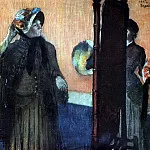 At the Milliners, Edgar Degas