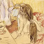 Woman At Her Toilet, Edgar Degas
