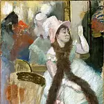 Portrait after a Costume Ball , Edgar Degas